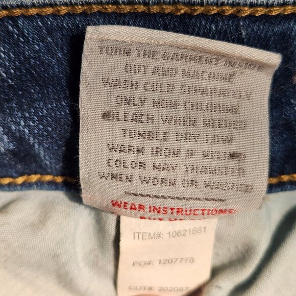 Torrid Relaxed Boot Cut Denim Jeans Women's Plus 26R High Rise Blue Distressed - Picture 10 of 10